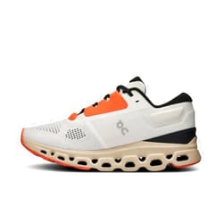 On Cloudstratus 3 Women's Running Shoes, Undyed-White | Sand, 8 US
