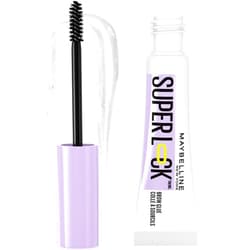 Maybelline Super Lock Brow Glue Eyebrow Gel, Lightweight Brow Gel For Up To 24HR Hold, Clear, 1 Count