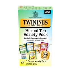 Twinings Herbal Tea Variety Pack, 20 Count (Pack of 1), Formerly Assorted Herbal, Includes 5 Flavours, Naturally Caffeine-Free, Enjoy Hot or Iced | Packaging May Vary
