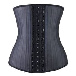 YIANNA Waist Trainer for Women Latex Underbust Waist Cincher Corset Sport Girdle Hourglass Body Shaper