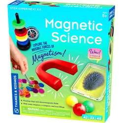 Thames & Kosmos Magnetic Science | 33 STEM Experiments | Ages 8+ | Learn About Earth’s Magnetic Poles | Discover How Invisible Magnetic Fields Work | Full-Color 48-Page Manual