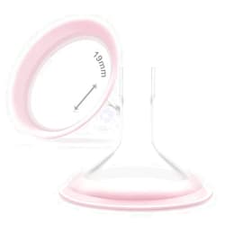 Maymom MyFit Shields, Pano Series; Compatible with Medela Breast Pump- PersonalFit, Freestyle, Harmony, Maxi, Freestyle Flex Connector; Connect to Maymom Widemouth/Narrow Connector, 2pcs