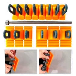 CARPDR Paintless Dent Repair Pull Tabs Car Dent Repair Tools Heavy Duty Dent Puller Kit Strong Auto Body Repair Dent Removal Tools Powerful Dent Remover Tool DIY Hand Tool for Dent Repair, Yellow