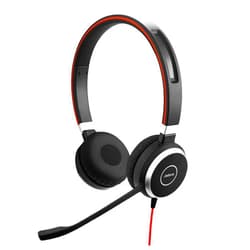 Jabra Evolve 40 Professional Wired Headset, Stereo, MS-Optimized – Telephone Headset for Greater Productivity, Superior Sound for Calls and Music, 3.5mm Jack/USB Connection, All-Day Comfort Design