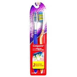 Colgate Zig Zag Deep CleanToothbrush, Soft - 2 Count
