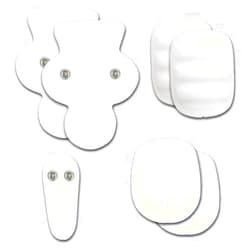 Champro Snaps Pad Set, 7 Piece (Youth) , white
