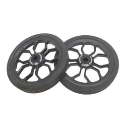ACEOFFIX Large Easy Wheels for Brompton Folding Bike,easywheel diameter 80 mm (black)