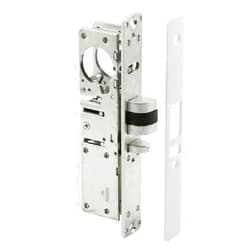 Pacific Doorware Storefront Door Mortise Deadlatch Adams Rite Style Lock in Aluminum (31/32inches Backset, Left Hand)