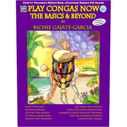 Richie Gajate-Garcia Play Congas Now: The Basics & Beyond (Spanish, English Language Edition), Book & Online Audio (Spanish Edition)