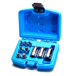 Capri Tools Stubby XZN Triple Square Bit Socket Set, 10-Piece, XZN Bit Set/Stubby Length (CP30350)