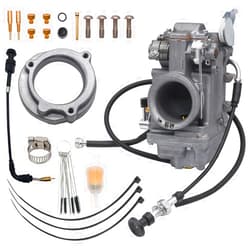 JDLLONG HSR45 45mm Carburetor for Mikuni HSR Performance Pumper for D HSR 45mm EVO TwinCam TM45 with Carb Choke Cable
