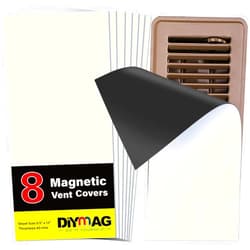 DIYMAG 8Pack Strong Magnetic Vent Covers, Vents Cover for Floor Standard Air Registers, 5.5