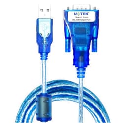 UWXGICV 1PCS 1.5m 3Meters RS232 to USB RS 232 Converter DB9 RS-232 USB-A Adapter Conversion Cable Com with Chip Magnetic Ring UT-8801(UT-8801 1.5m)