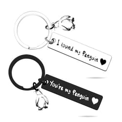 Heigebi Couple Gifts for Boyfriend Girlfriend Keychain Husband Wife Valentine's Day Anniversary Birthday Christmas Presents