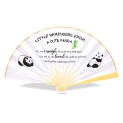 PRCOLUX Inspirational Gifts for Women Desk Decor Hand Fans Sunflower, Axolotl, Butterfly Gifts for Women Foldable on Christmas, Graduation Birthday Accessory