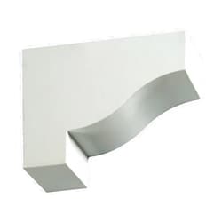 Fypon Premium Architectural Shelf Brackets Decorative Smooth Cove/Arch Style, Low Maintenance Interior and Exterior Use, 4