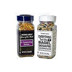TJ's Trader Joes Everything but the Bagel Sesame Seasoning Blend and Trader 21 Seasoning Salute Blend bundle