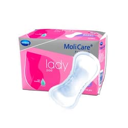 HARTMANN H MoliCare Premium Lady Pads Female Incontinent Pad 6-1/2 X 16 Inch 168654, Lady 4.5 Drop, 168 Ct