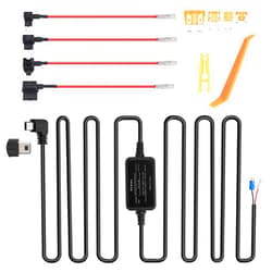 Rurararu Dash Cam Fuse Tap Kit Dashboard Camera Car Charger Cable Kit 12V- 24V to 5V Compatible with VIOFO A129, A129 Plus, A129 PRO, A129 IR, A119V3 Dash Cam Hardwire Kit Mini USB