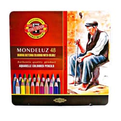 KOH-I-NOOR 3727 Mondeluz Aquarell Coloured Pencils - Assorted Colour (Set of 48)
