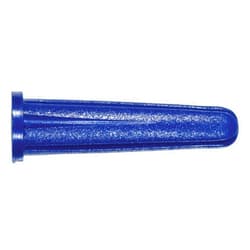 The Hillman Group 370336 Blue Conical Plastic Anchor, 6-8 X 3/4-Inch, 100-Pack