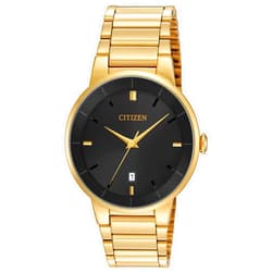 Citizen Quartz Mens Watch, Stainless Steel, Classic, Gold-Tone (Model: BI5012-53E)