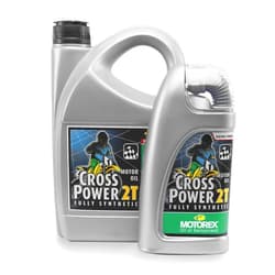 Motorex CROSS PWR 2T 100% SYN 4LTR Engine Oil Cross Power 2T - 204-400