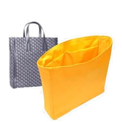 KEEPBLING Nylon Purse Organizer for Goyard Voltaire Inserts with a Zipper Closer Waterproof Bag in Bag Shapers