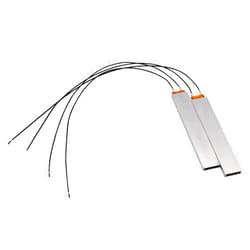 MODUODUO PTC Heating Element 2pcs 12V/220V/110V Thermistor Heater Constant Temperature Thermostat Heater Plate (Black-12V)