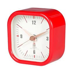 Erik Xian Silent Non Ticking Analog Alarm Clock for Kids Easy Set Desk Alarm Clocks for Bedroom Decor