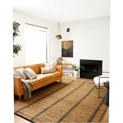 Loloi Angela Rose Colton Collection CON-01 Natural/Black 7'-6'' x 9'-6'', .38