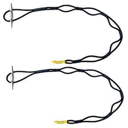 Greenfield Products Stretch 'n Slide Bungee Dock Lines, 2 Pack, Stretches to 7ft with Adjustable Loops, Ideal for Docking or Rafting, Boats, Jetskis, PWC. Boat Dock Lines with Loop.