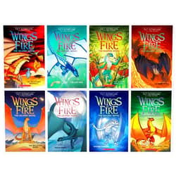 By Author: Tui T. Sutherland (Author), illustrator: Mike Holmes (Author) Wings of Fire Graphic Novel Series 8 Books (#1-#8) - The Dragonet Prophecy, The Lost Heir, The Hidden Kingdom, The Dark Secret, The Brightest Night, Moon Rising, Winter Turning, Escaping Peril