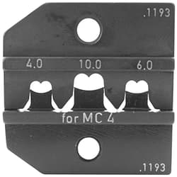 Rennsteig The Original Rennsteig Die Set for Crimping of 12/10/8 AWG Multi-Contact Mc4 (Solarline 2) contacts (for Rennsteig Crimp System Tool P/N 624 000 3)