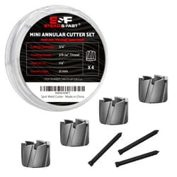 S&F STEAD & FAST Spot Weld Cutter Kit 4-Pack, 3/8