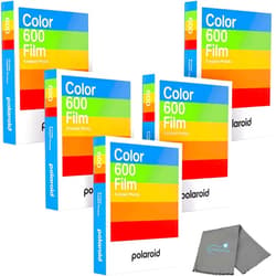 Polaroid Originals Color Instant Film for 600 and i-Type Cameras Bundle with a Lens Cleaning Cloth