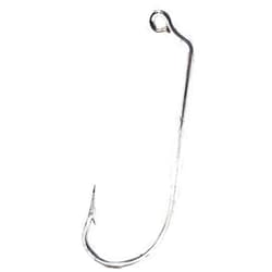 Circle B Tackle Eagle Claw 413 60° Heavy Wire O'Shaughnessy Bend Jig Hook Pack of 100 Size 1/0 to 7/0 Sea Guard Finish