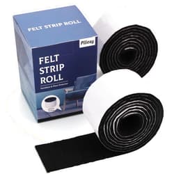Pllieay 2 Pack Felt Tapes with Adhesive Backing, Heavy-Duty Self Adhesive Felt Strips Rolls Felt Pads for Protecting Furniture Surfaces Hardwood Floor Chair Wall Protector(118 x 2 x 0.12 Inch)