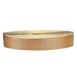 Strapworks Lightweight Polypropylene Webbing - Poly Strapping for Outdoor DIY Gear Repair, Pet Collars, Crafts – 3/4 Inch by 10, 25, or 50 Yards, Over 20 Colors, Khaki, 3/4