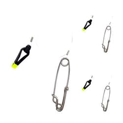 EUPHENG Downrigger Line Release Clips, 18-Inch Leader with Snap, Weight Release Clips for Planer Board Downrigger Trolling Offshore Fishing