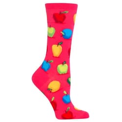 Hot Sox Women's Fun Food & Drink Crew Socks-1 Pair Pack-Cool & Cute Pop Culture Novelty Gifts