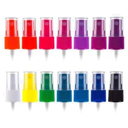 Hydior Essential Oil Spray Bottle Tops, Fine Mist Sprayer for 5ml and 15ml EO Bottles, Pack of 14, Rainbow