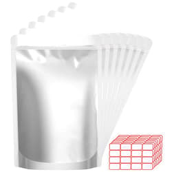 Teencci 100pcs Mylar Bags 1 QUART - Thick 9.4 Mil - 7