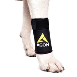 Agon® Dog Canine Front Leg Brace Paw Compression Wraps with Protects Wounds Brace Heals and Prevents Injuries and Sprains Helps with Loss of Stability Caused by Arthritis (Small/Medium)