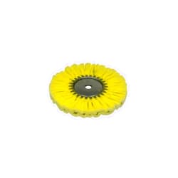 Zephyr Custom Polishing Products Airway Buffing Wheels for Industrial Polishers, Big Rigs and Lifted Trucks. Made in The U.S.A.(Cut - Yellow)