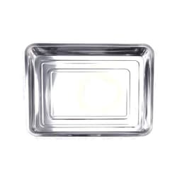 MISETA Sheet Pan Stainless Steel Roasting Pan Rectangular Deep Roaster Pan Tray Nonstick Steel Roaster Lasagna Pan Baking Tray Quarter Sheet for Roasting (Size : 45x35x4.8cm)