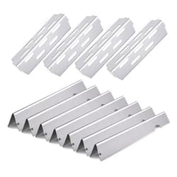 Cozilar Grill Flavorizer Bars Heat Deflectors BBQ Gas Grill Replacement parts for Weber 66041, 66033, 66796, Weber Genesis II E-410, S-410, Genesis II LX E-440, S-440, 17” Stainless Steel Flavor Bars