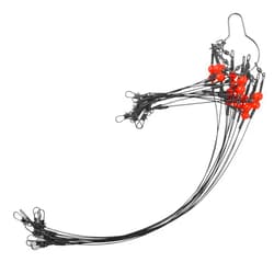 JSHANMEI Fishing Leaders Saltwater Tackle Surf Fishing Rigs High Strength Fishing Wire Leader Line Rig with Swivels Snap for Lures Bait Hooks