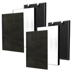 ADDFRESH 2 Sets Air220 Air320 Replacement Filter Compatible with Bissell air220(2609A) air320(2768A) air320 Max(2847A) Air Purifier - 3 in 1 Pleated + Pre-Filters & Activated Carbon - Part NO.2677 2678 2804