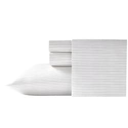 Tommy Bahama - Queen Sheets, Cotton Percale Bedding Set, Crisp & Cool, Stylish Home Decor (Paloma Beach Grey, Queen)